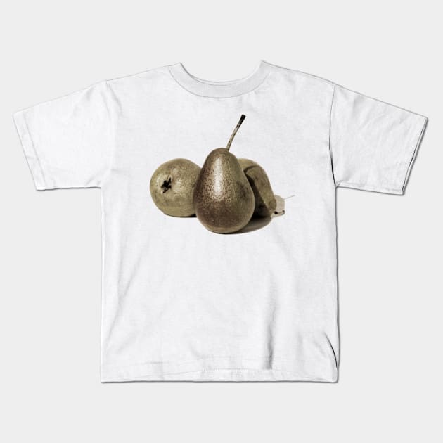 bronze pears Kids T-Shirt by DarlaHallmark